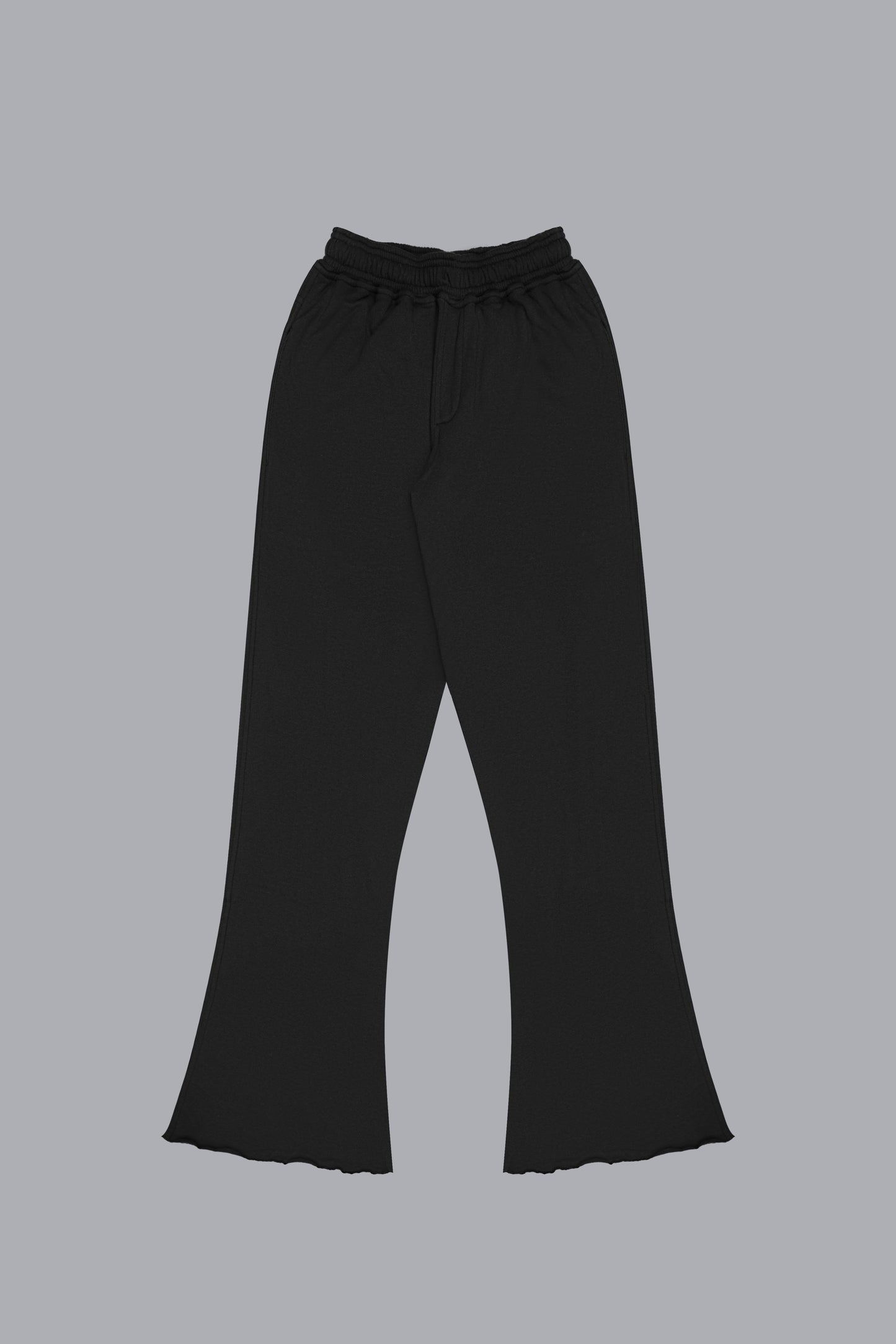 RUGGED FLARED SWEATS V2 - BLACK