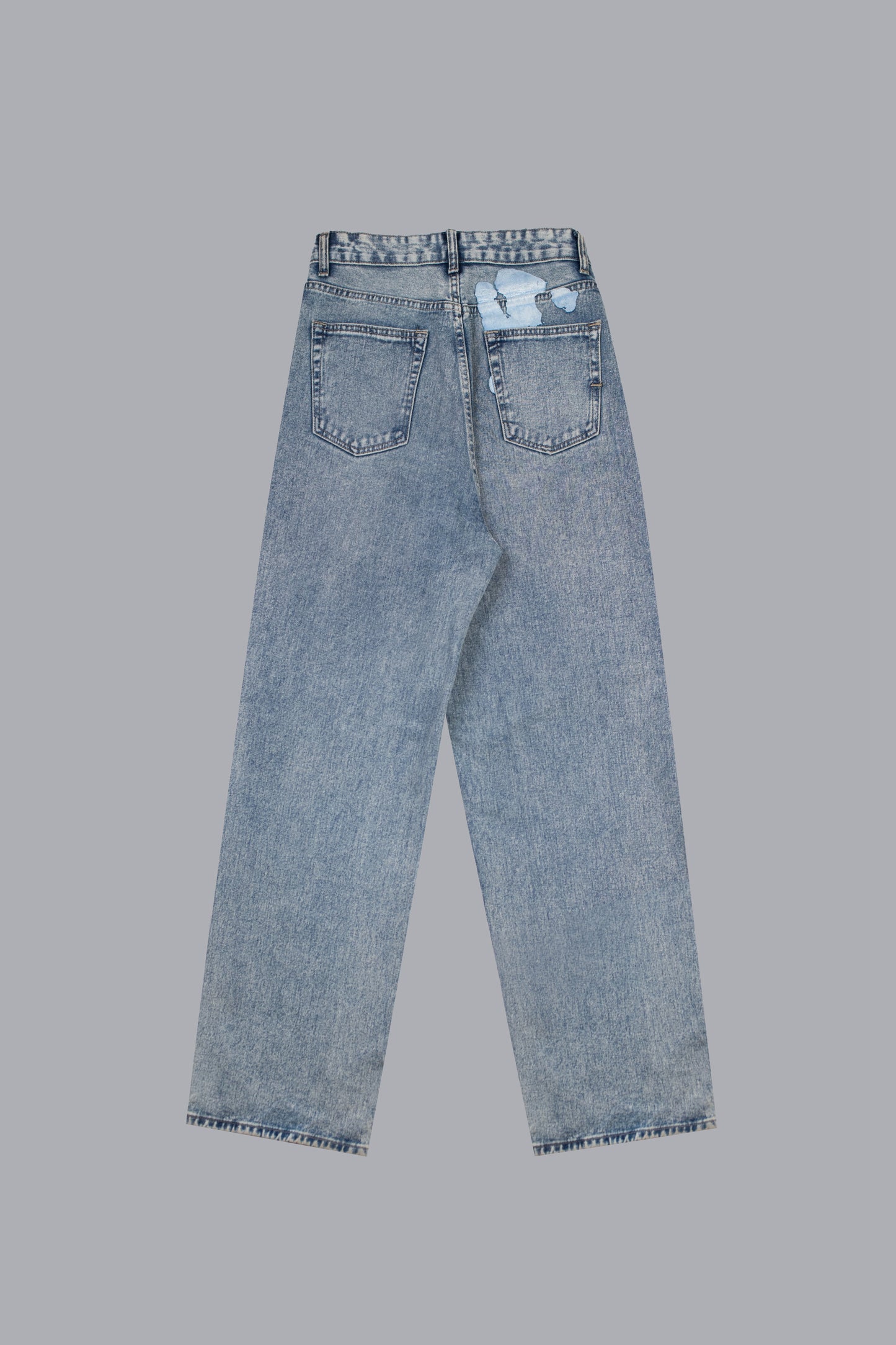 HANDS-ON-ME WASHED DENIM