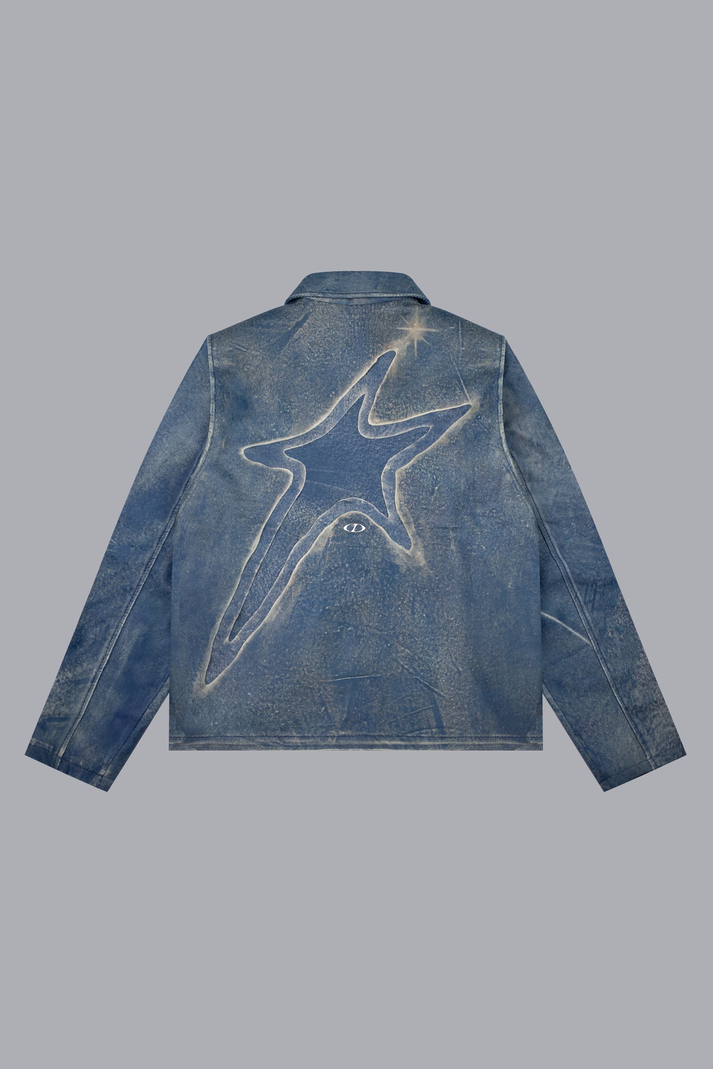 HUE "DENIM" LEATHER JACKET