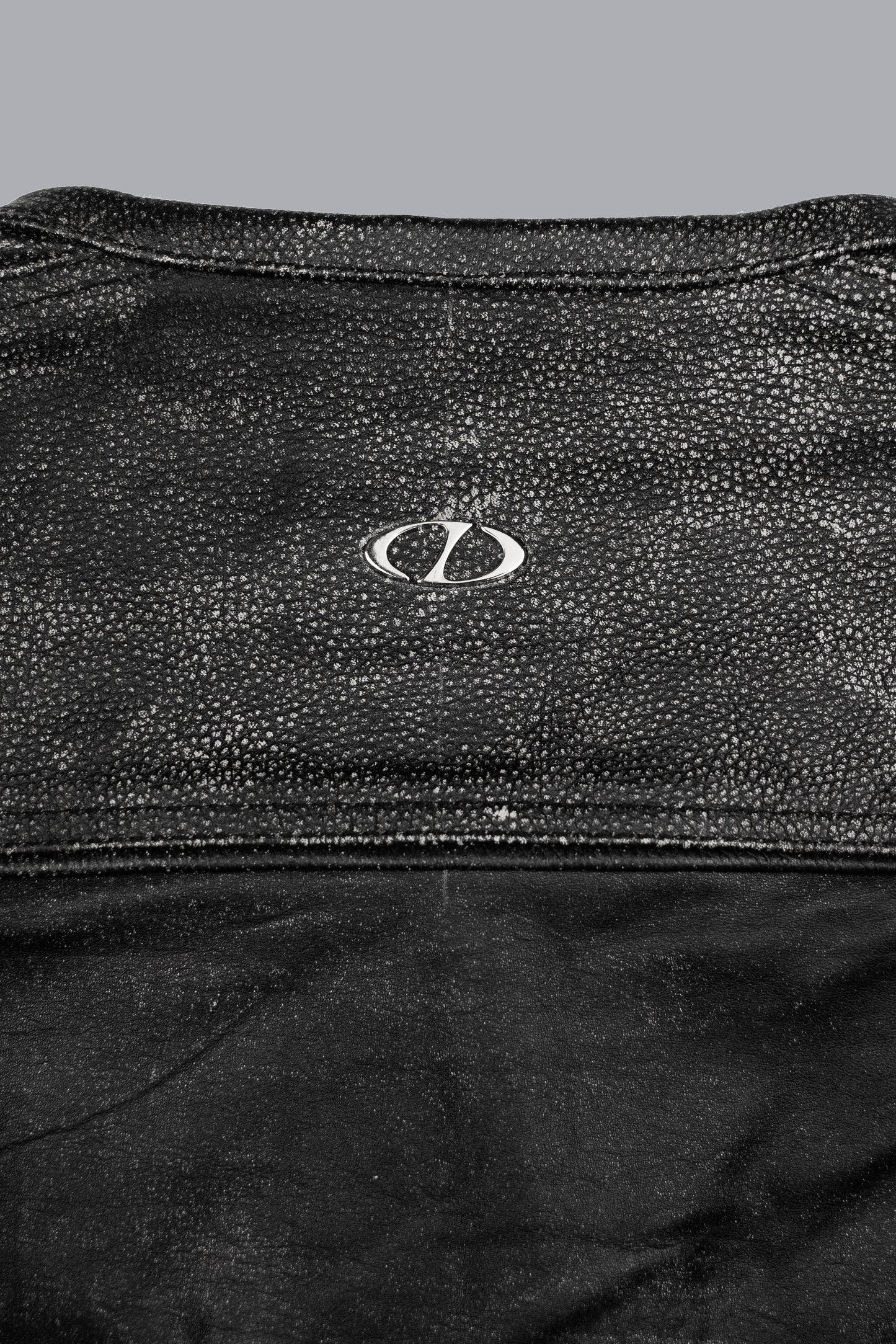 DISTRESSED LEATHER MOTO JACKET V2