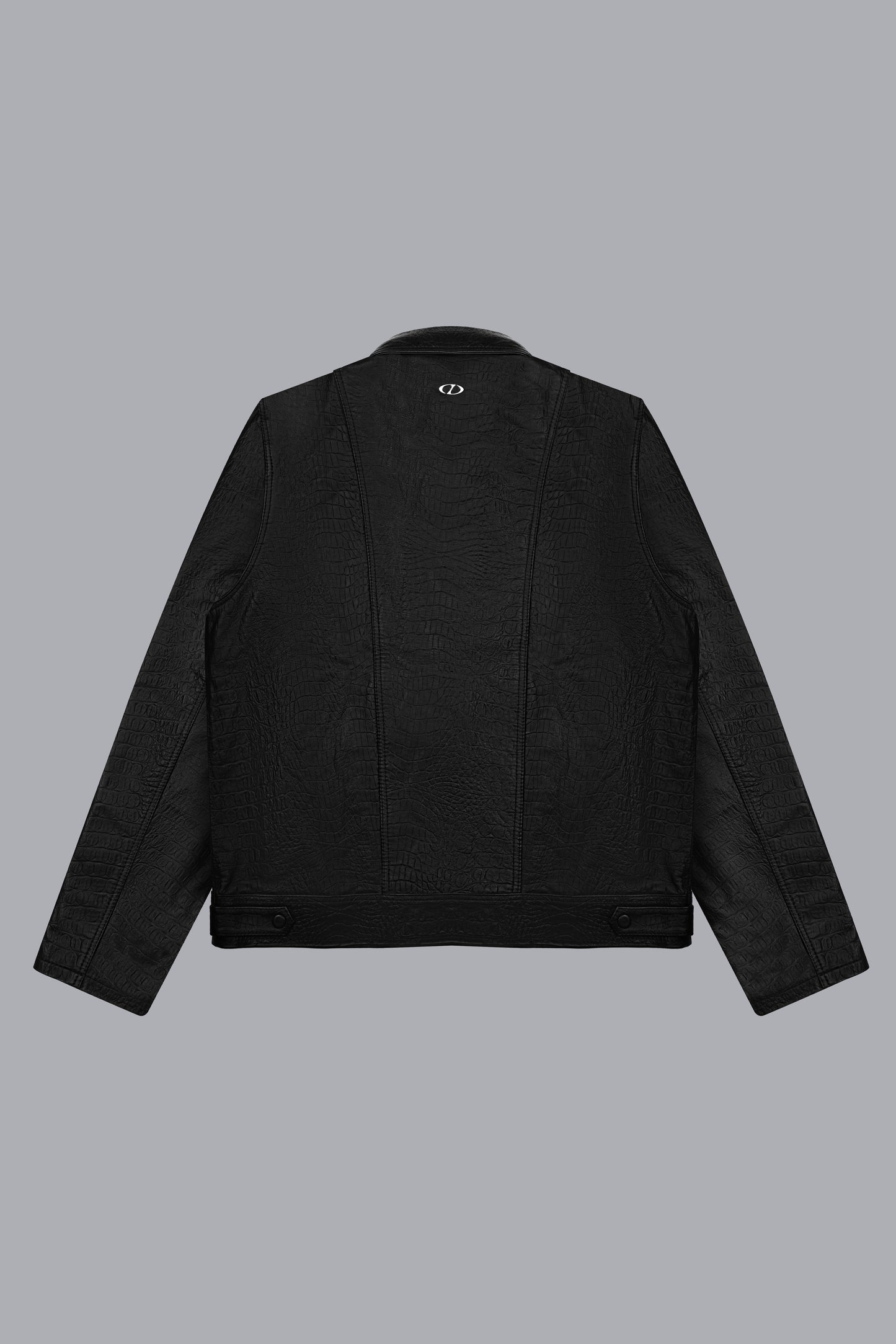 CROCO LEATHER JACKET V2