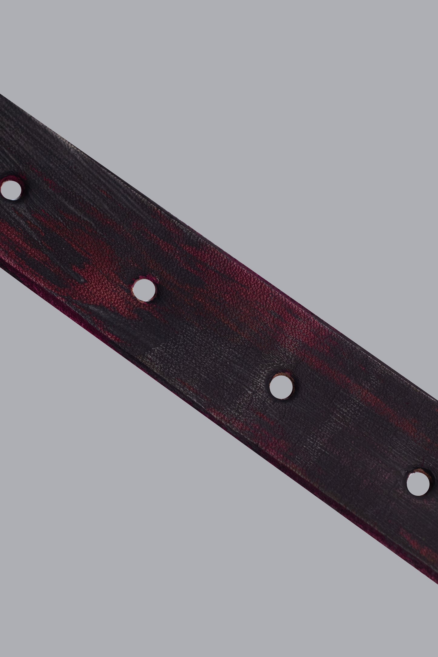 PAINTED LEATHER BELT - SILVER BELT’S BELT
