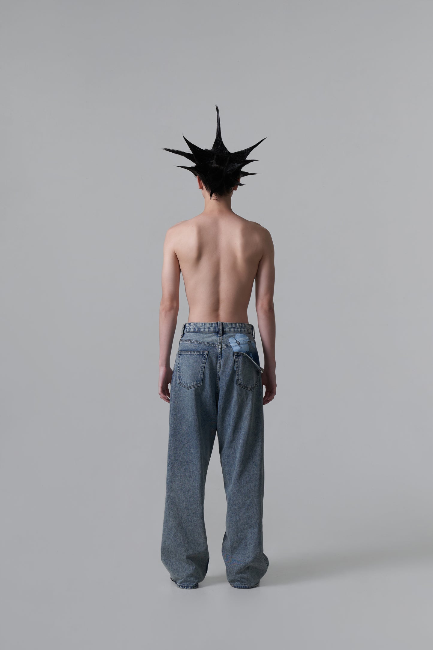 HANDS-ON-ME WASHED DENIM