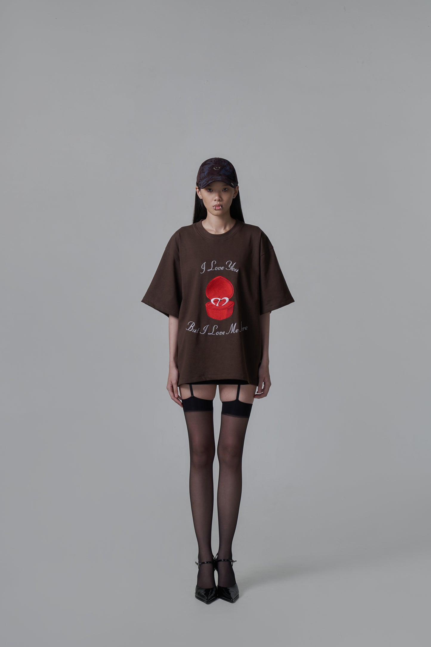 "I LOVE ME MORE" EMBROIDERY TEE V2