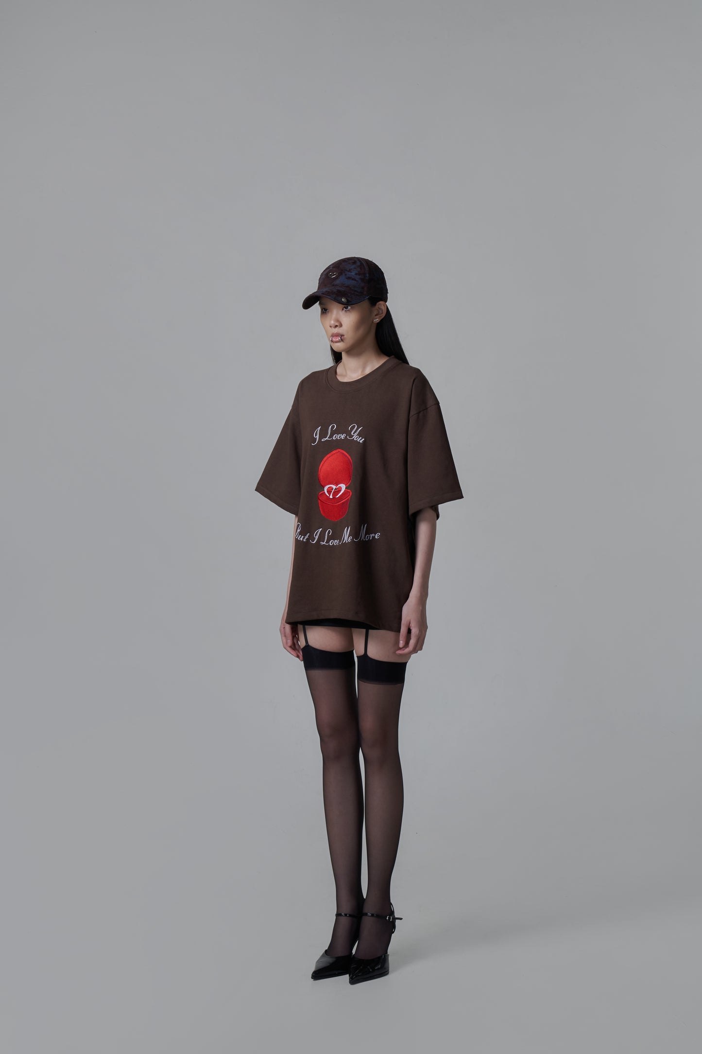 "I LOVE ME MORE" EMBROIDERY TEE V2