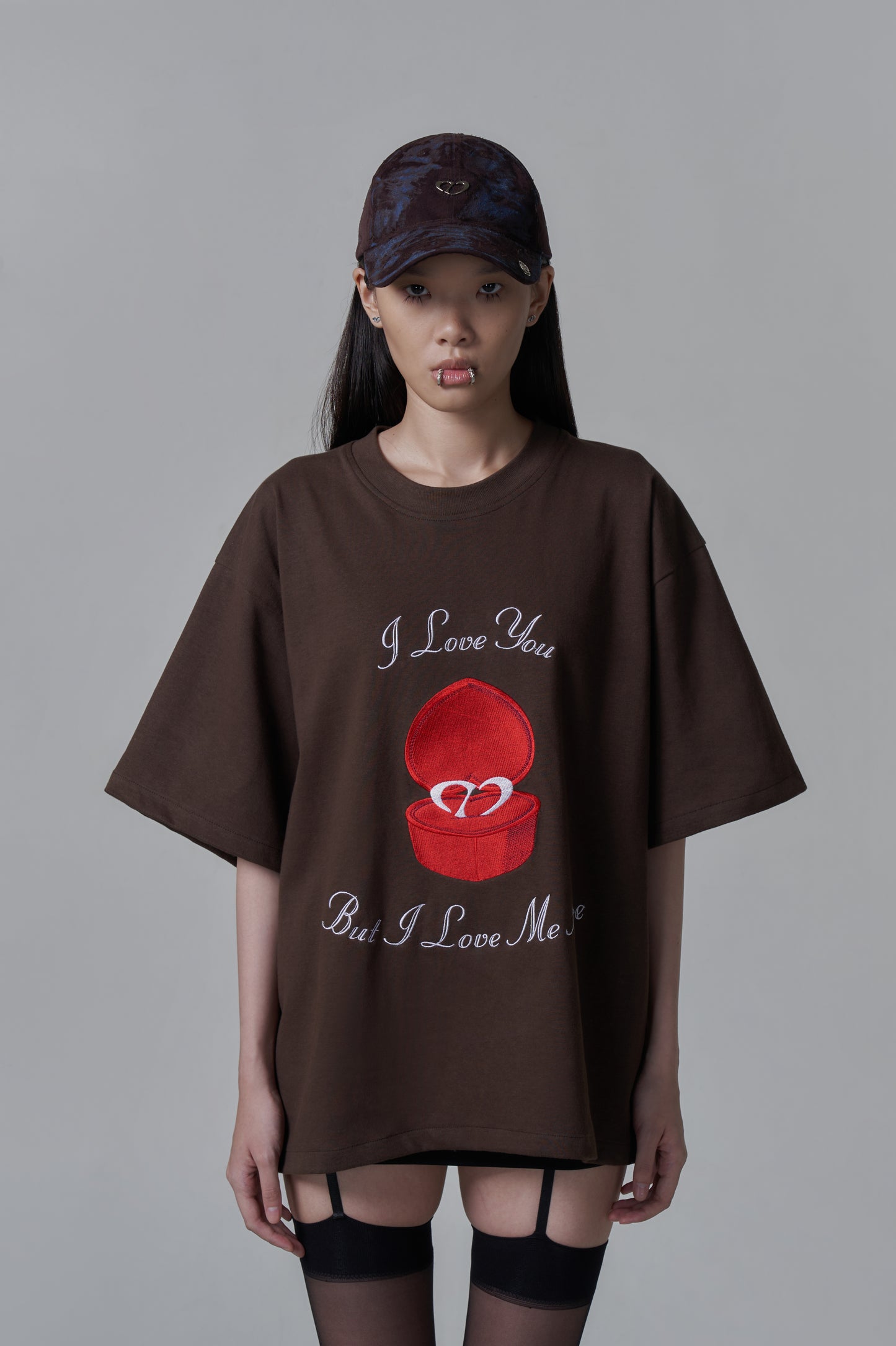 "I LOVE ME MORE" EMBROIDERY TEE V2