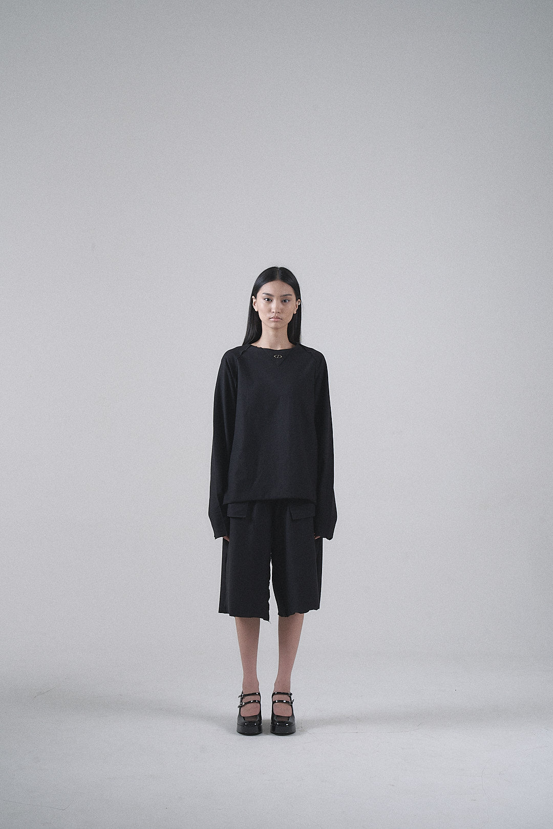 RUGGED LONG SLEEVE TEE V1 - BLACK