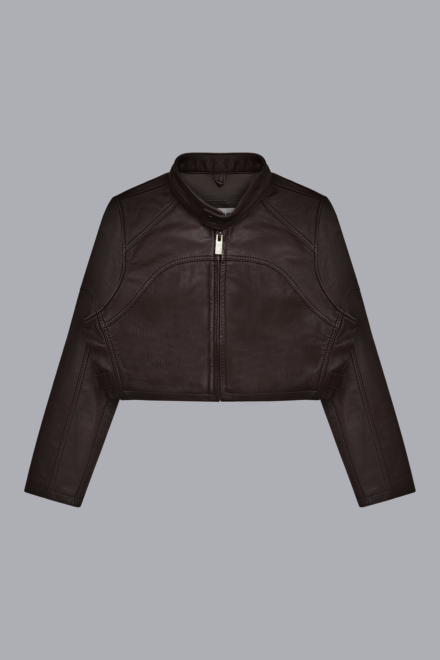 CROPPED GENUINE LEATHER JACKET V1