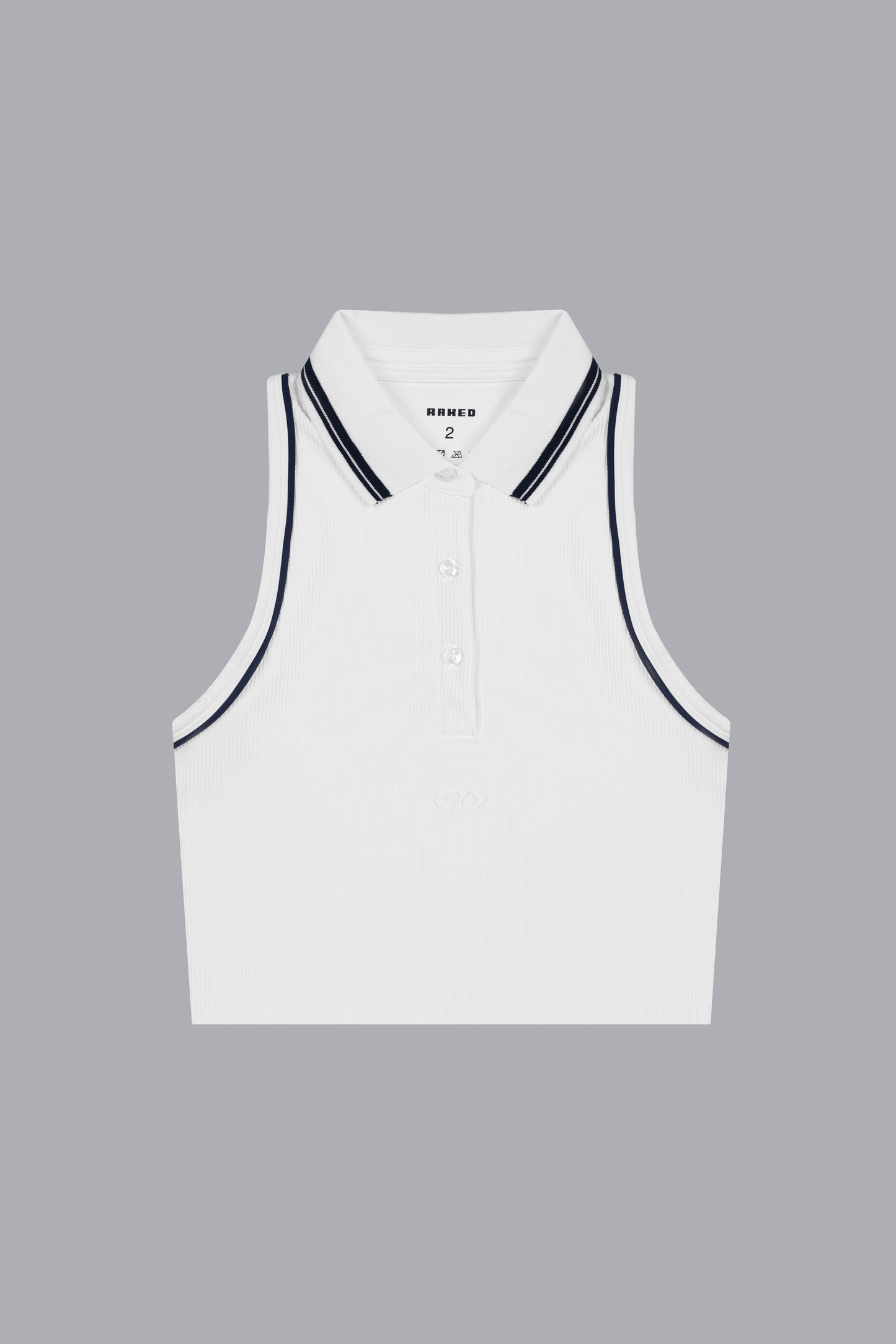 RAKED COURT CROP V1 - WHITE