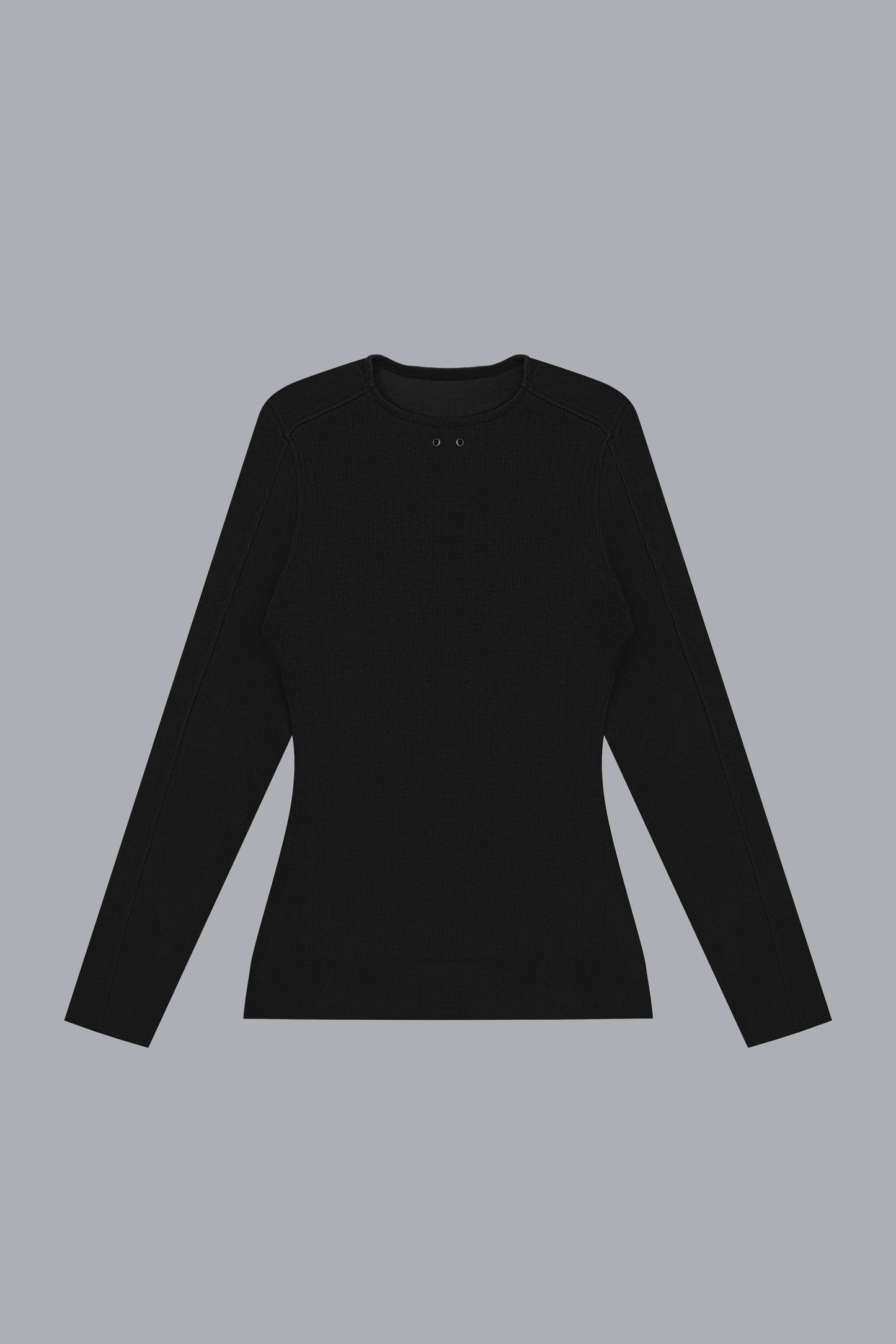 RIBBED COMPRESSION TOP V2 - BLACK