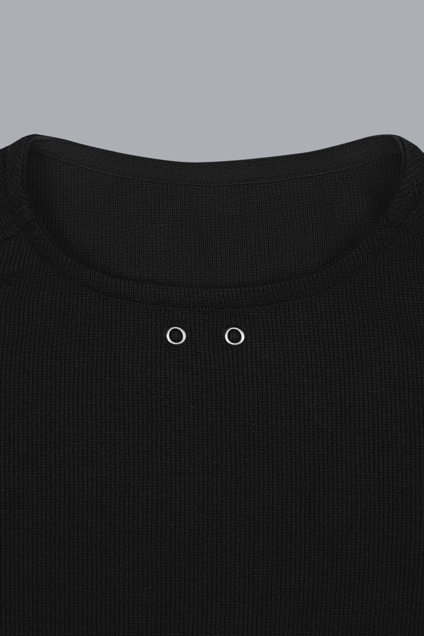 RIBBED COMPRESSION TOP V2 - BLACK