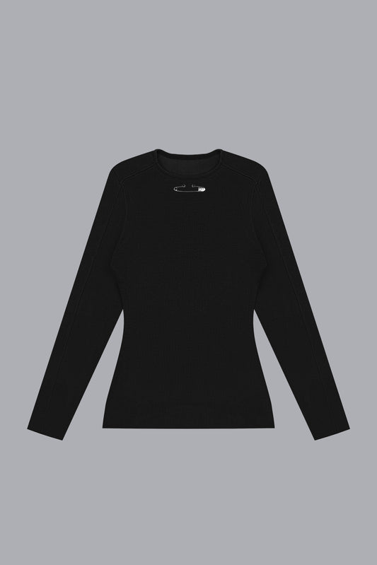 RIBBED COMPRESSION TOP PIN V2 - BLACK