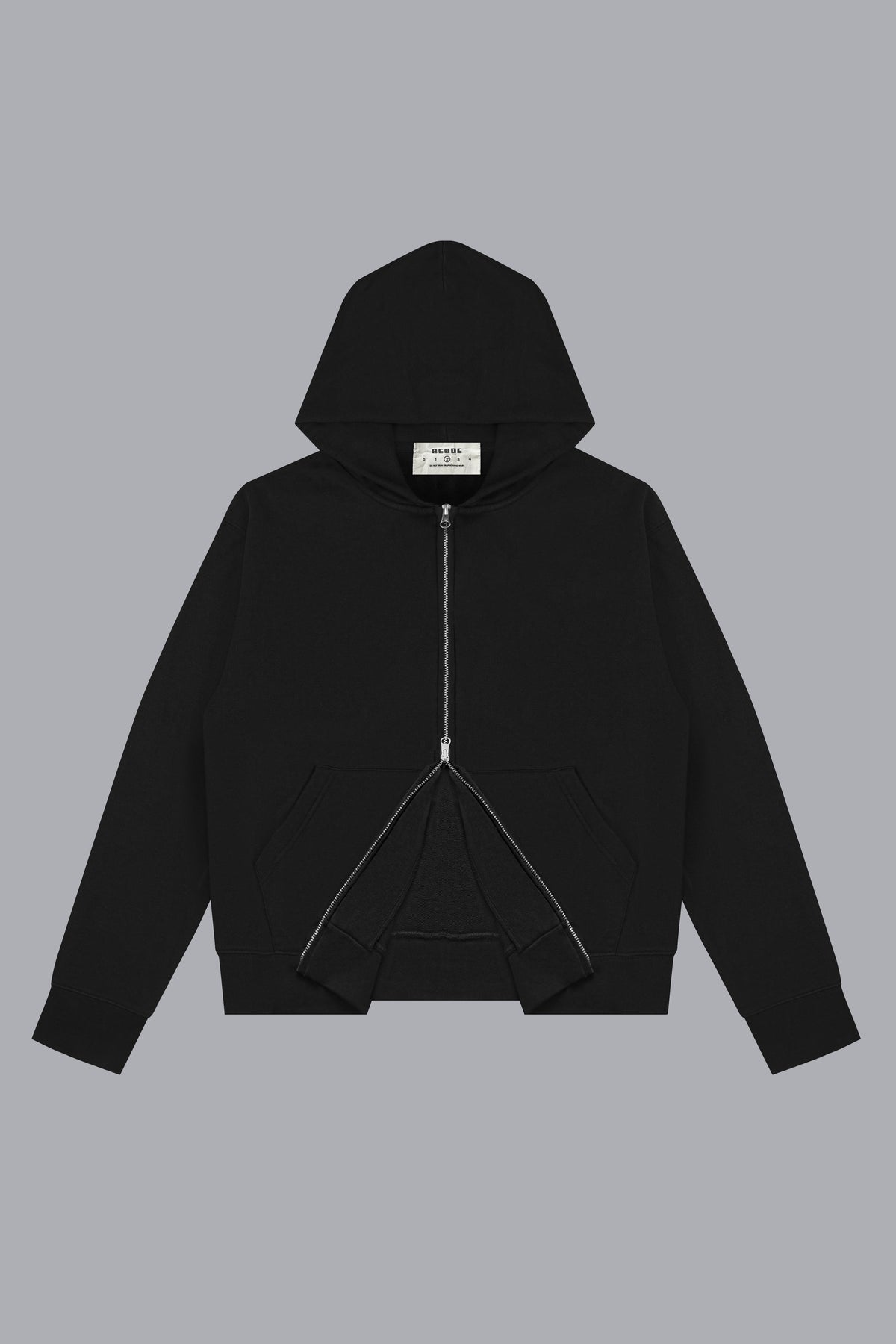 BASIC ZIP UP - BLACK