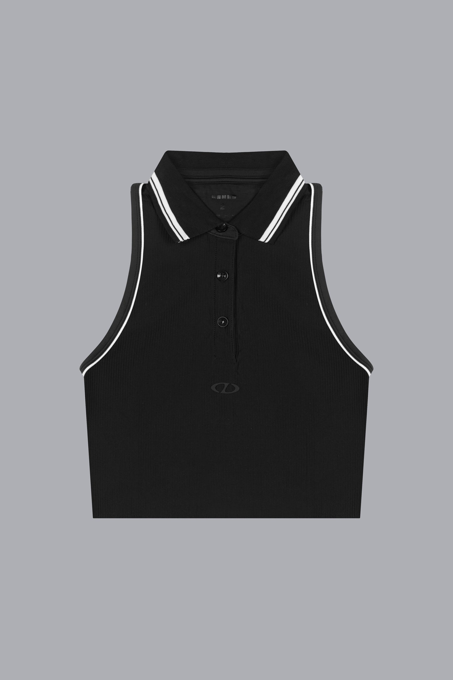 RAKED COURT CROP V1 - BLACK