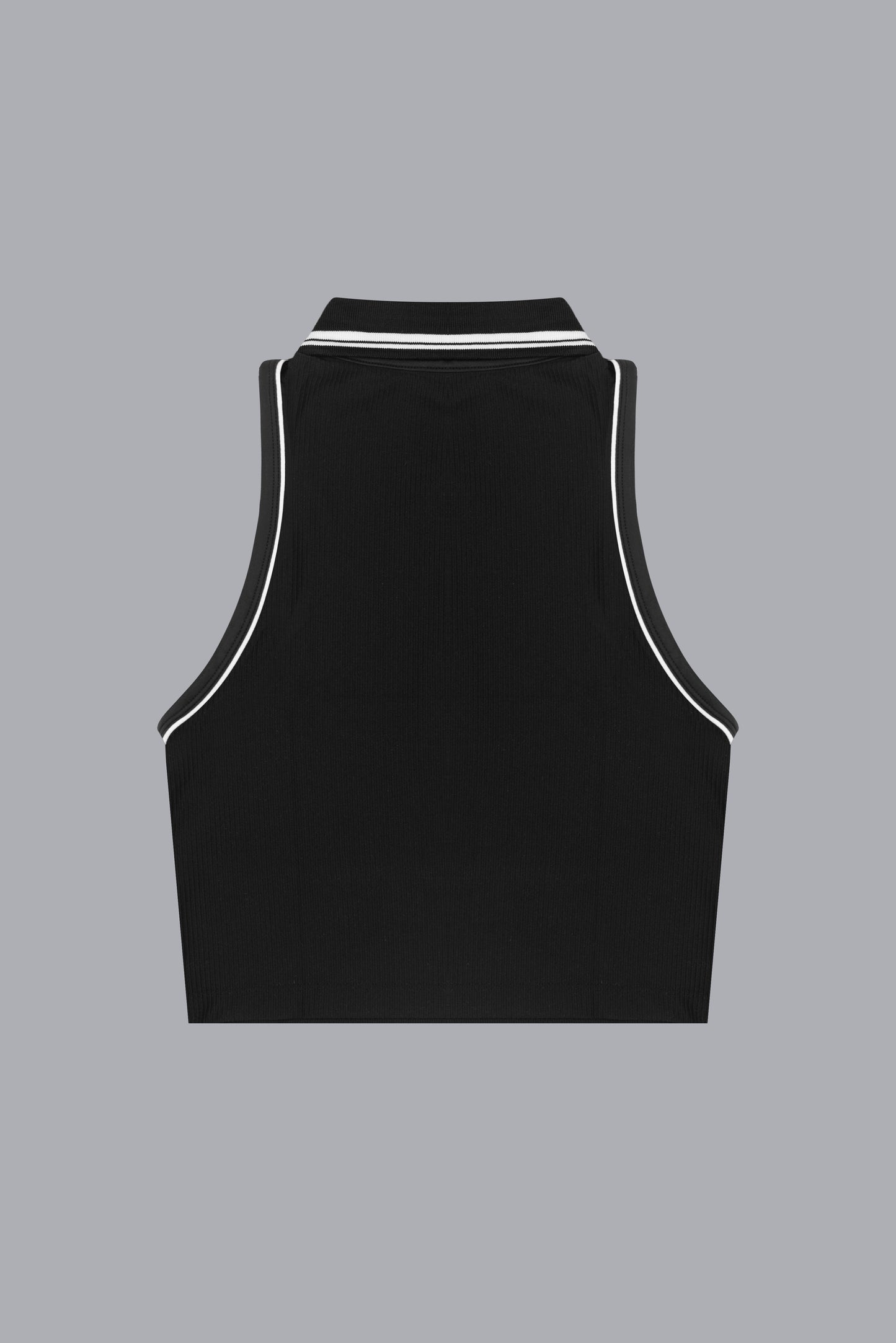 RAKED COURT CROP V1 - BLACK