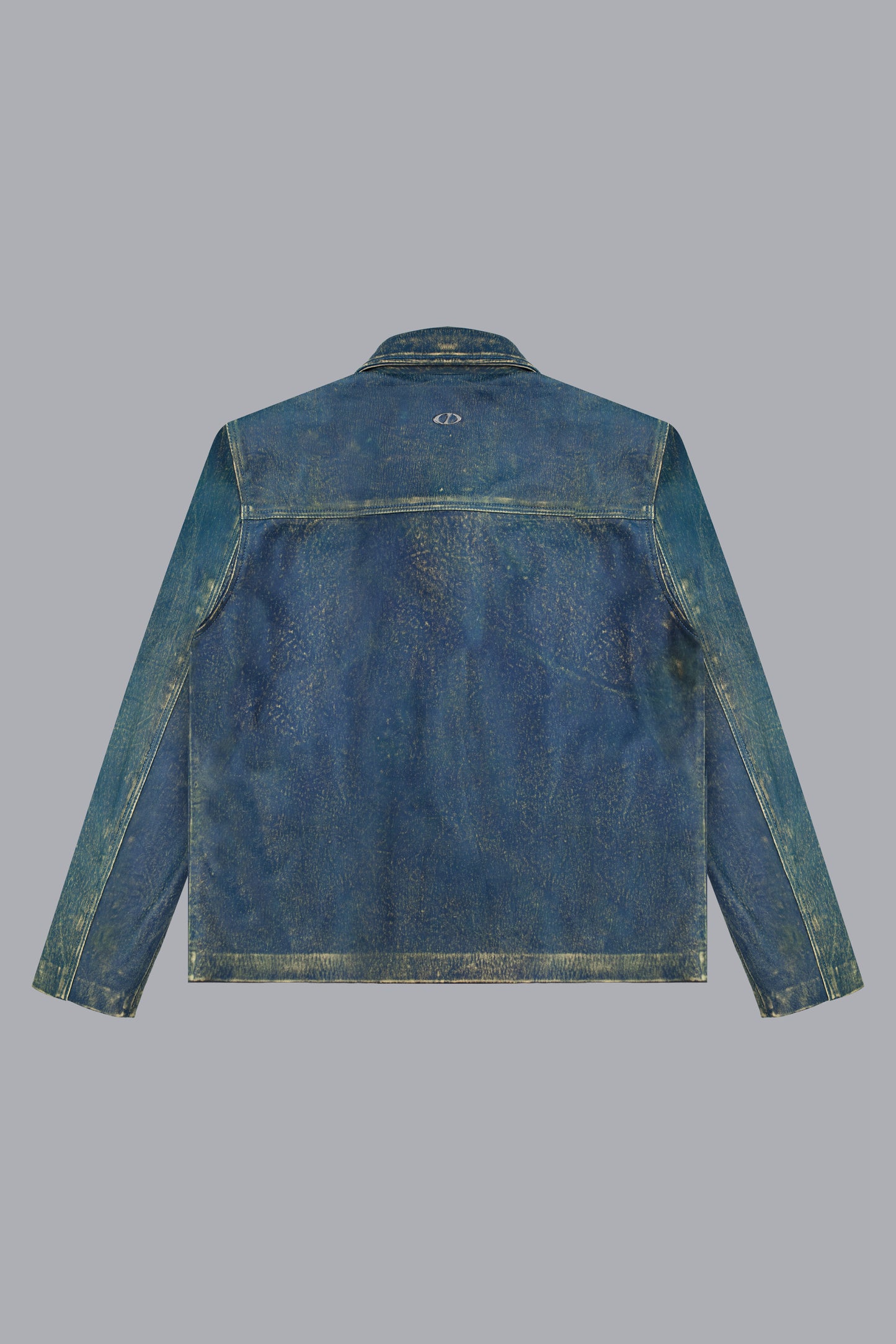 LEATHER TYPE 01 JACKET - WASHED DENIM