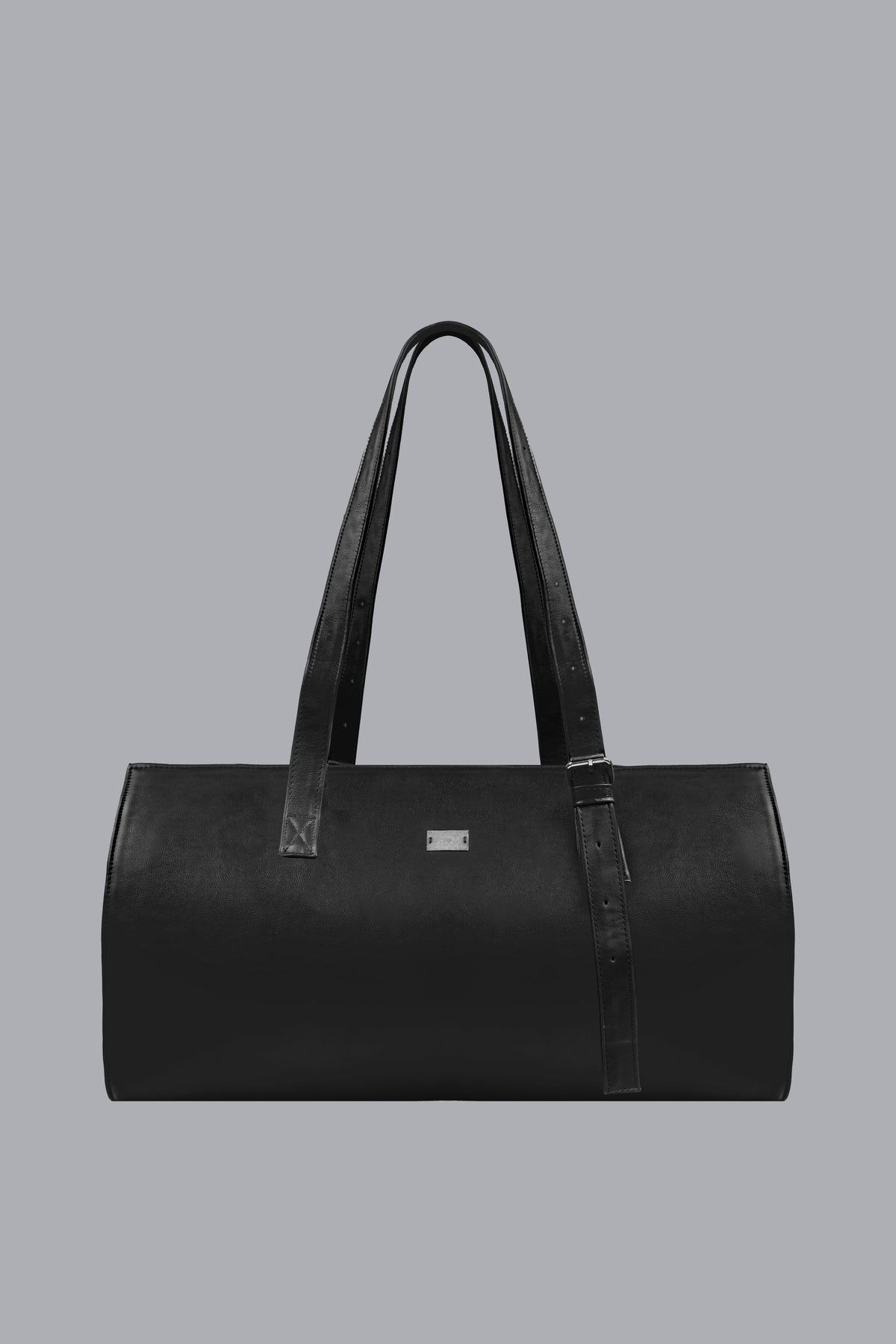 BELTED LEATHER DUFFLE