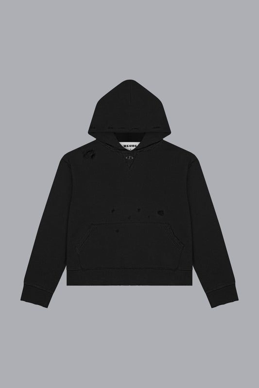 RUGGED HOODIE - BLACK