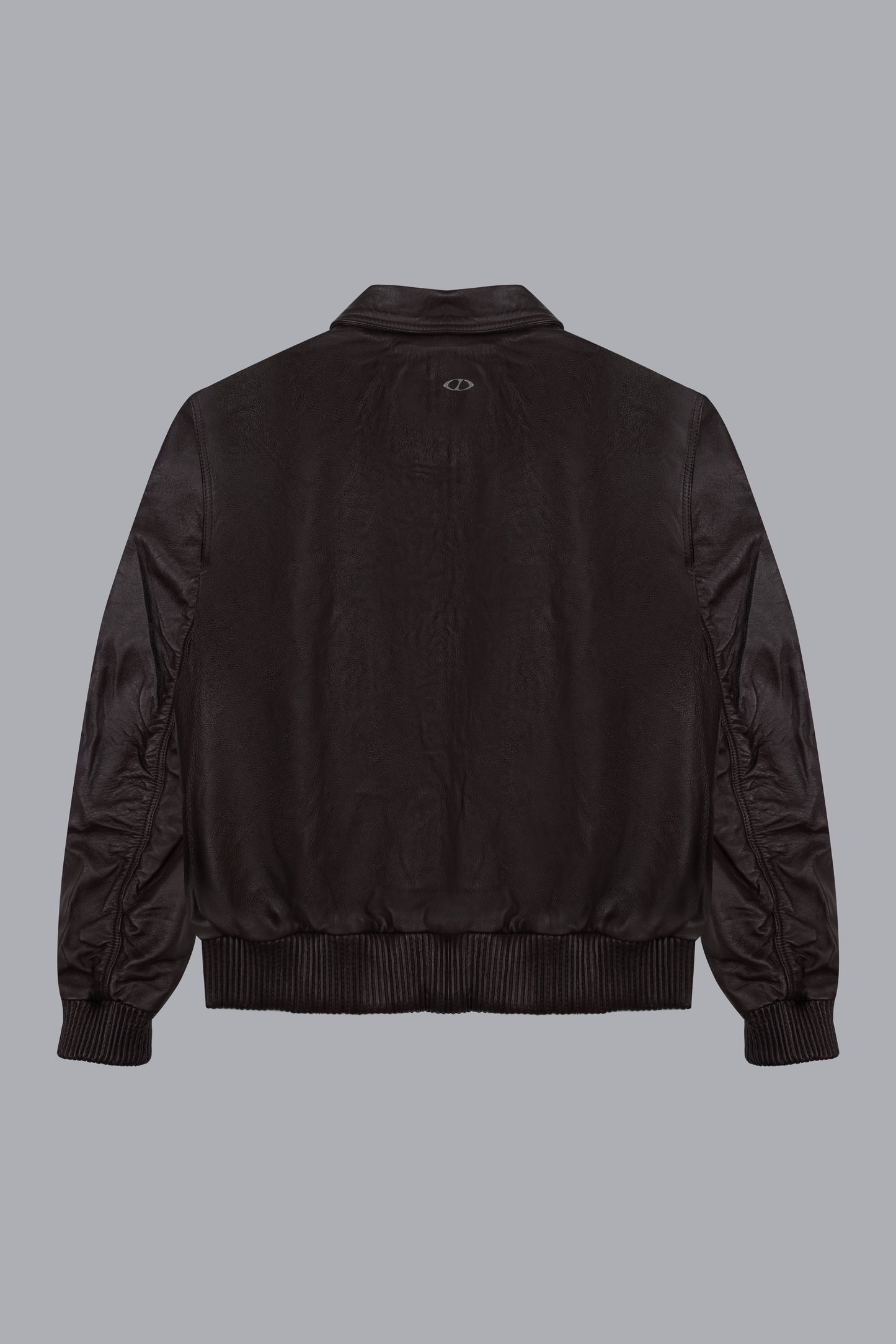 CROPPED BOMBER LEATHER JACKET V2