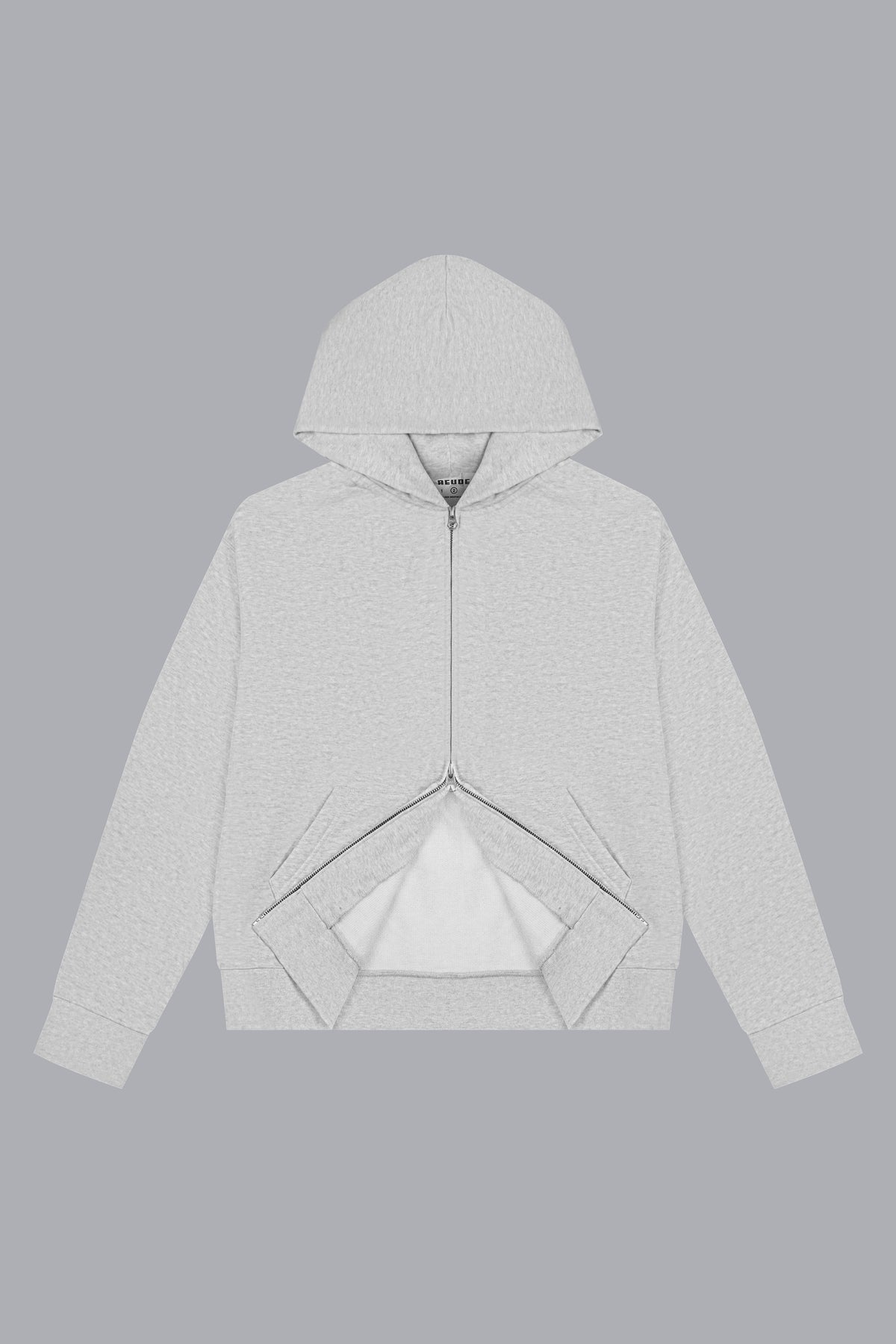 BASIC ZIP UP - GRAY