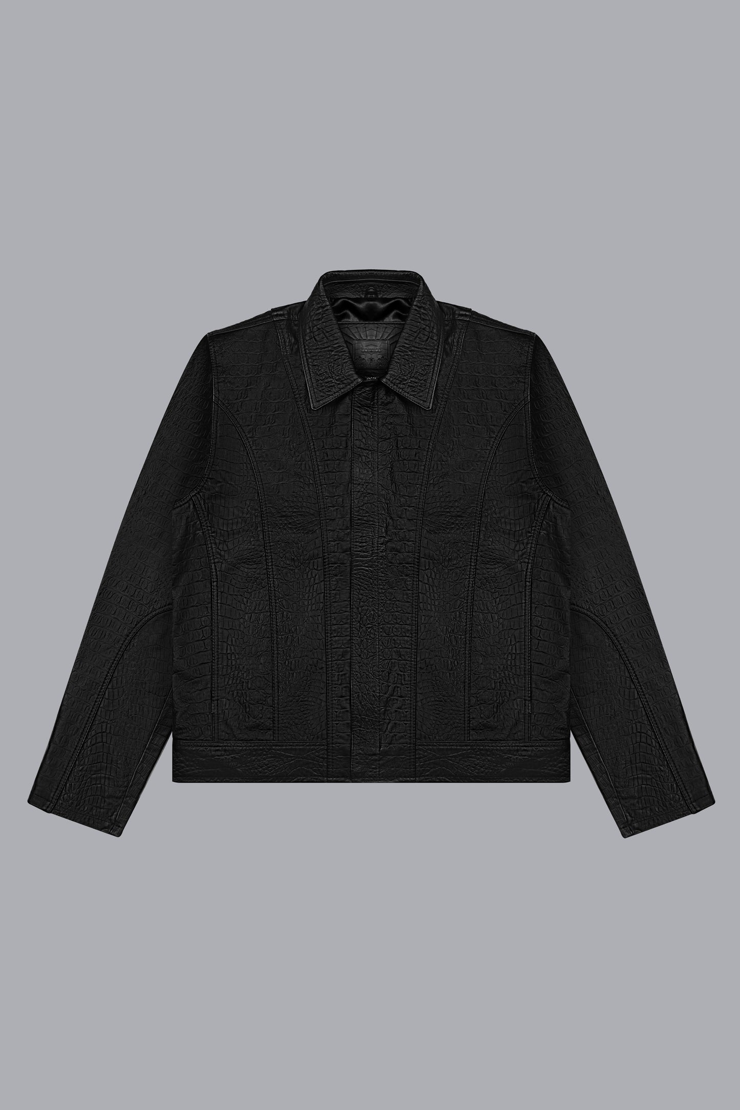 CROCO LEATHER JACKET V2
