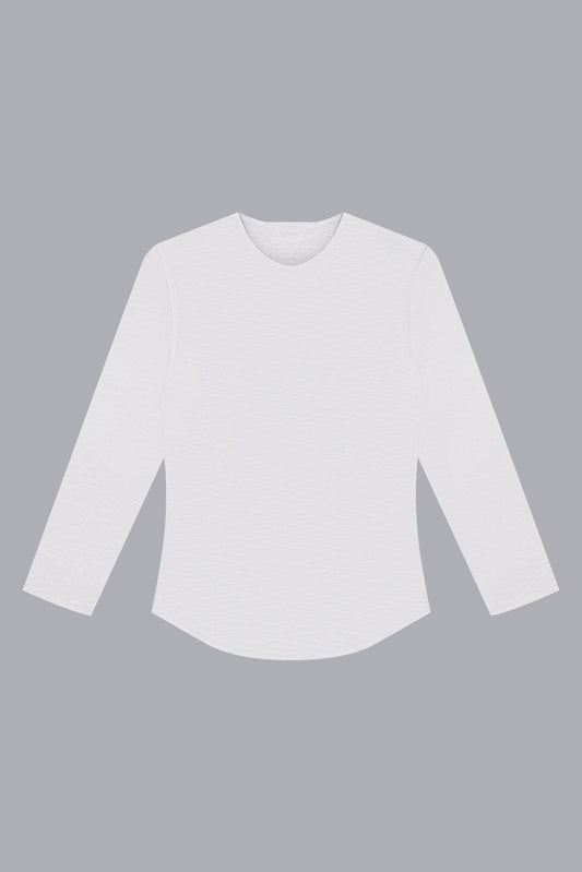 GRAIN LONG SLEEVE - WHITE