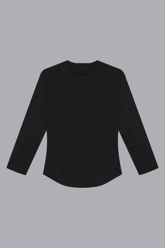 GRAIN LONG SLEEVE - BLACK