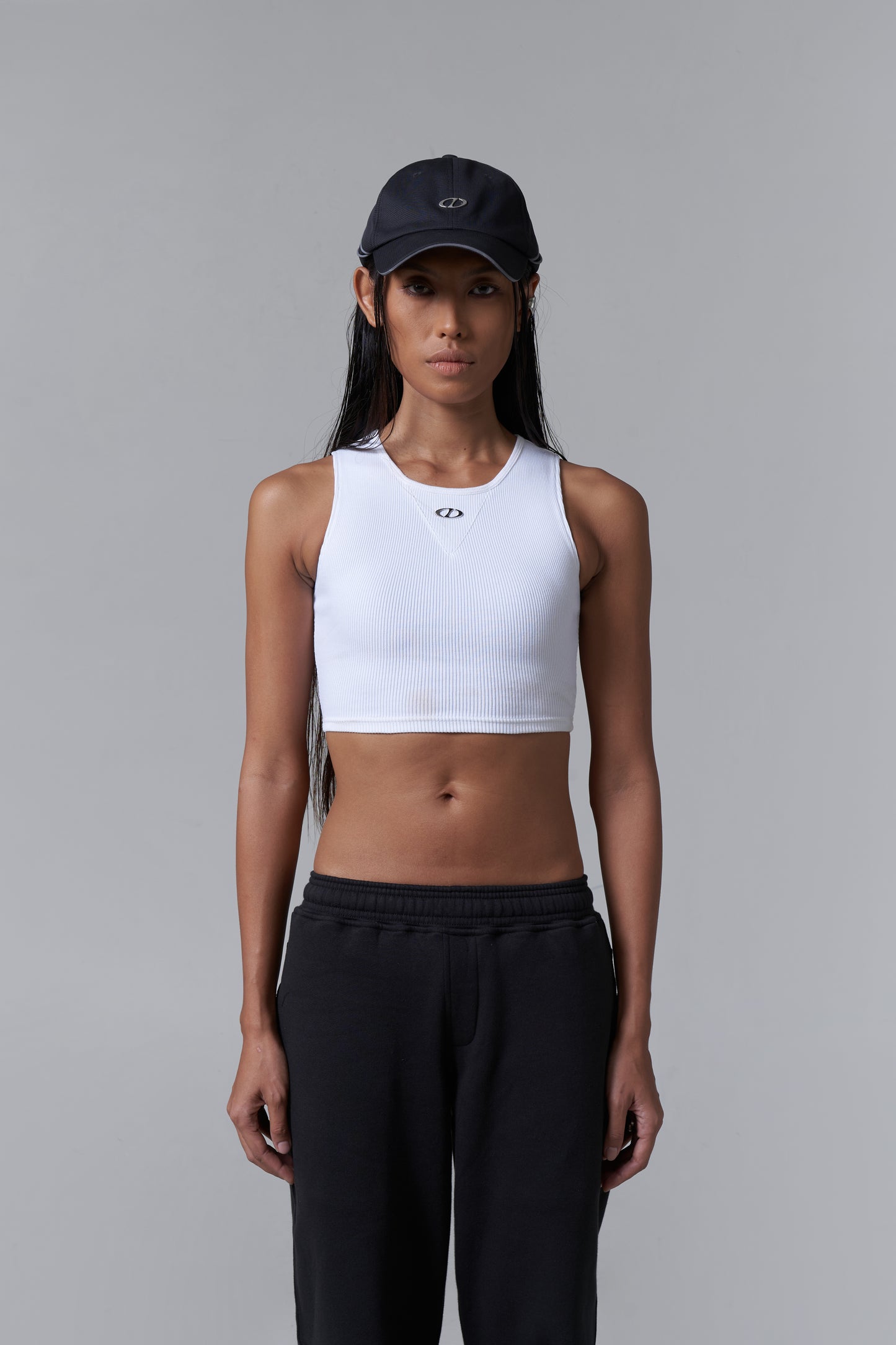 CROPPED VEST V2 - WHITE