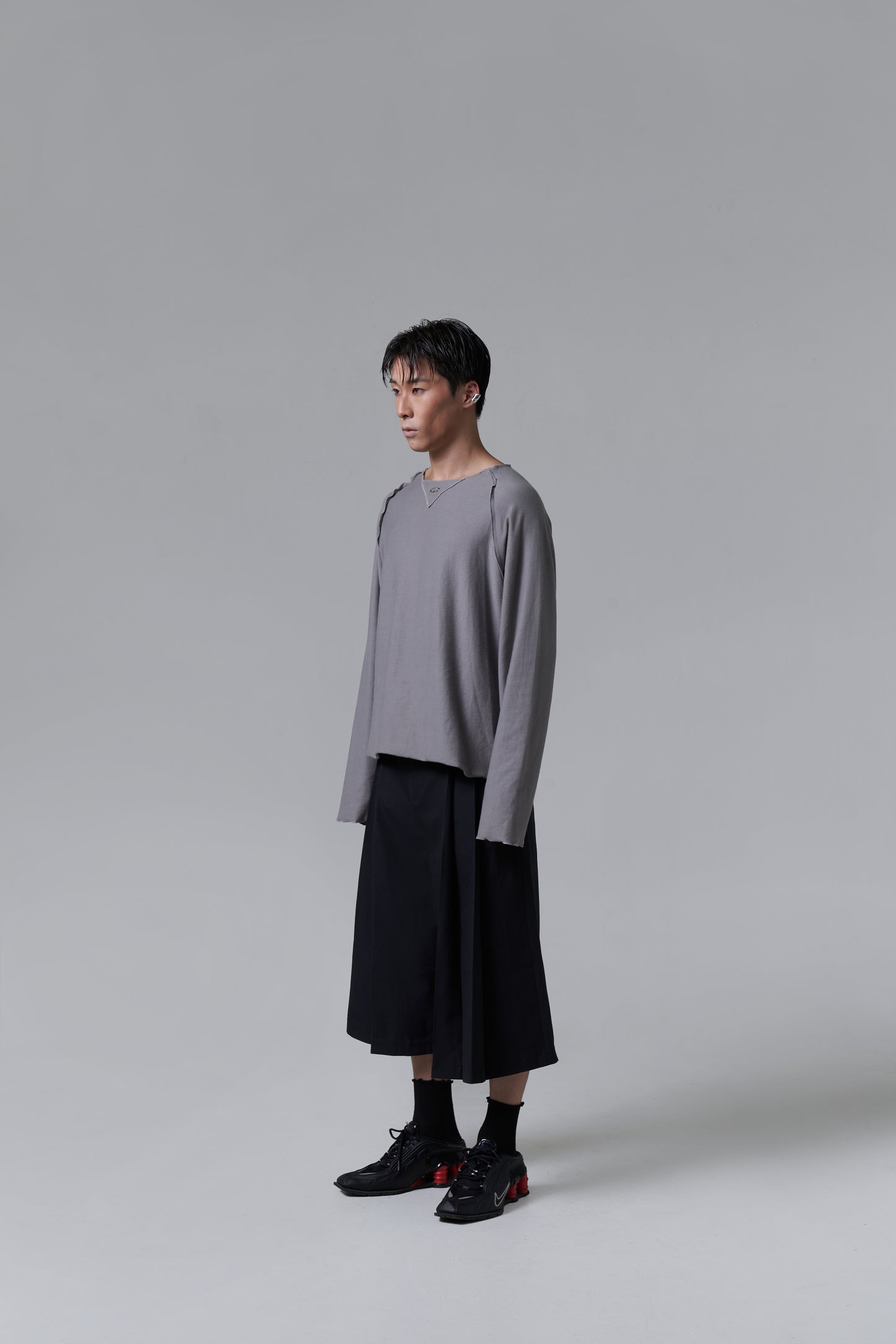 RUGGED LONG SLEEVE TEE V2 - GRAY