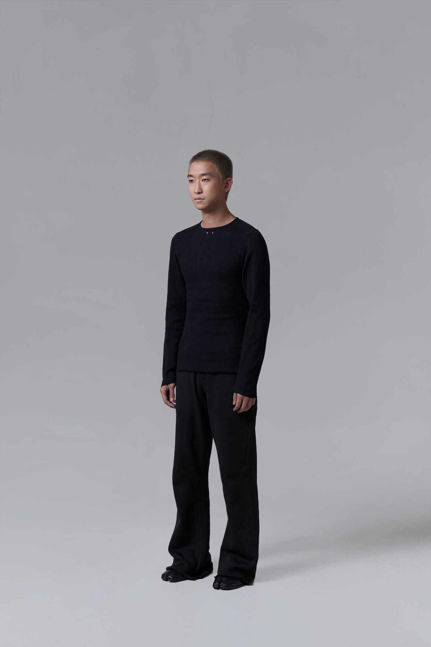 RIBBED COMPRESSION TOP V2 - BLACK