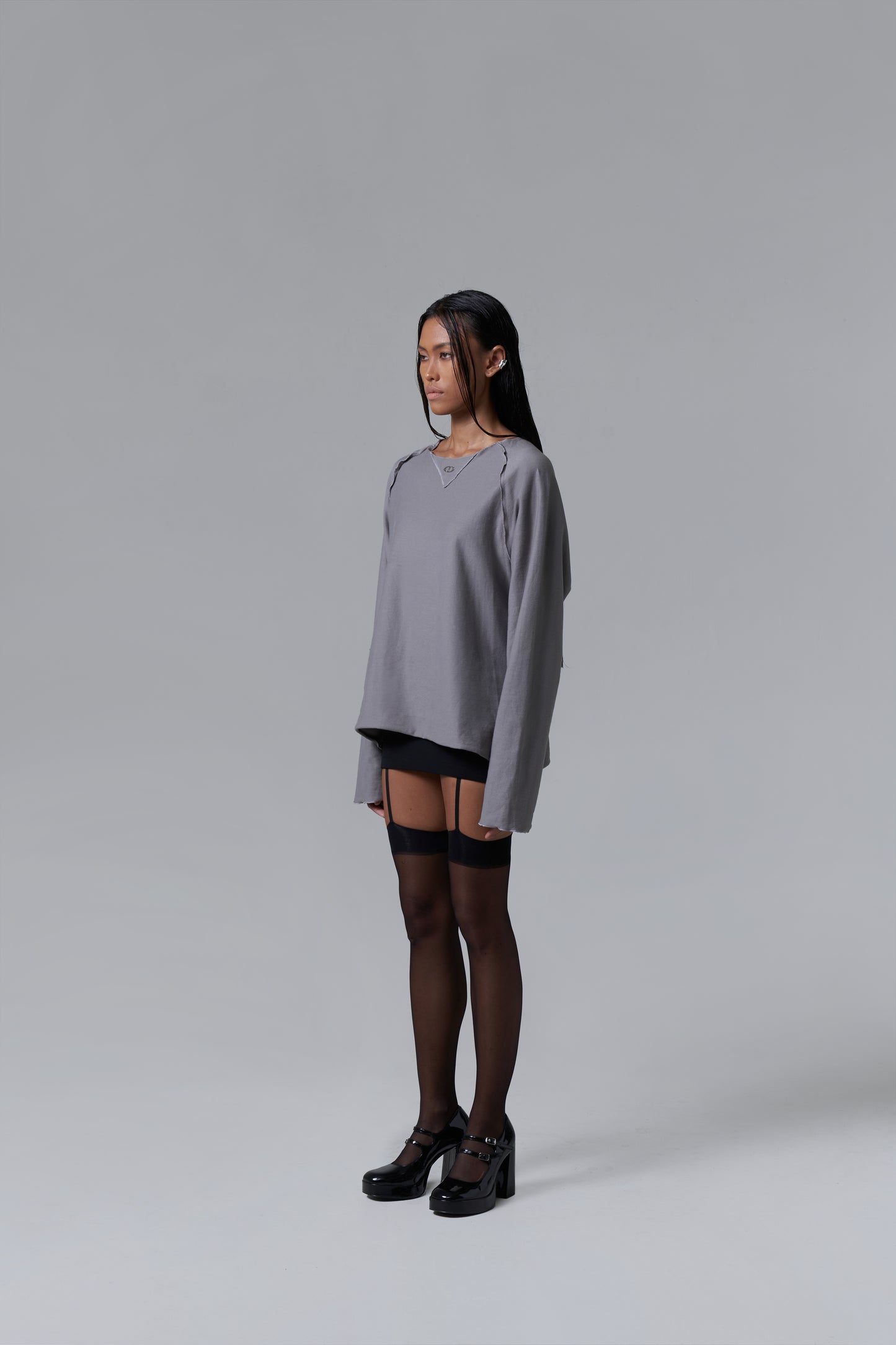 RUGGED LONG SLEEVE TEE V2 - GRAY