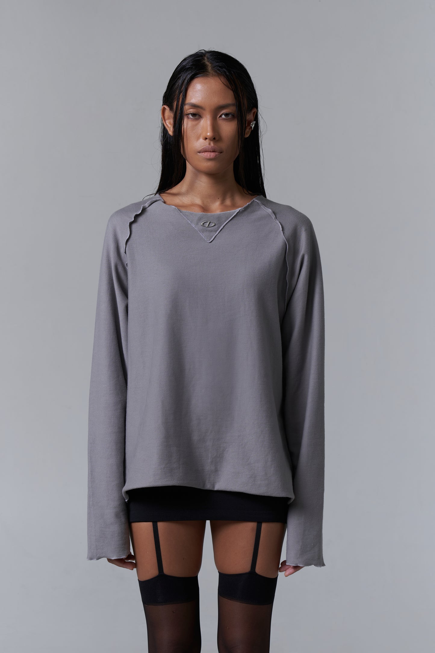 RUGGED LONG SLEEVE TEE V2 - GRAY