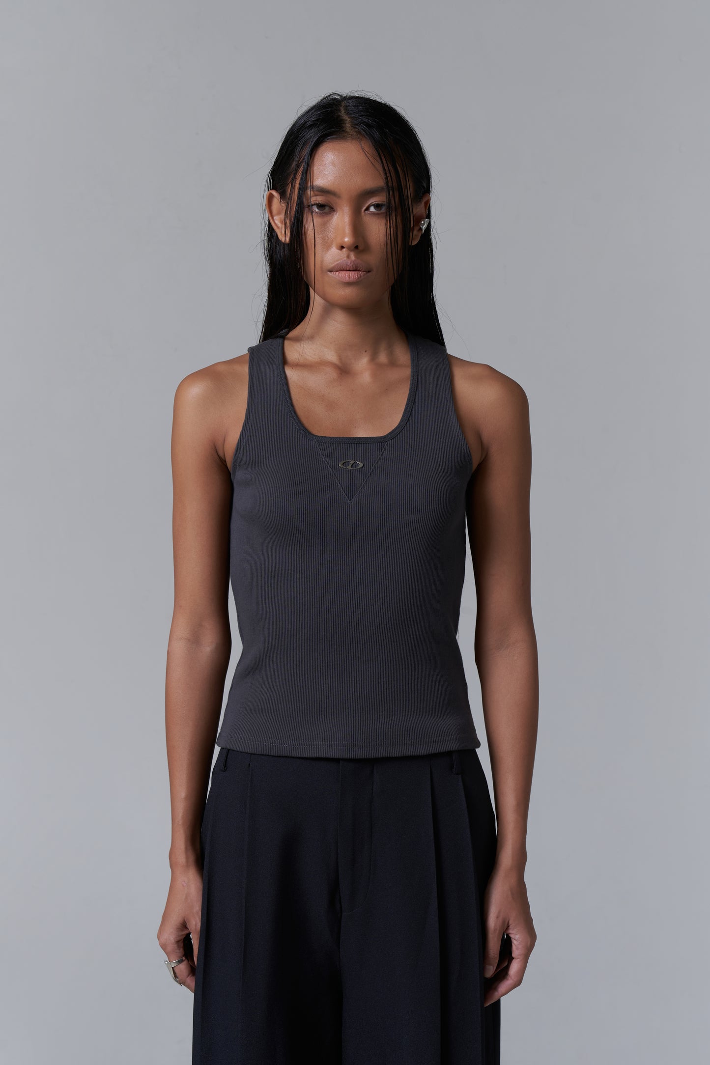SCOOP TANK FEMALE V2 - GRAY