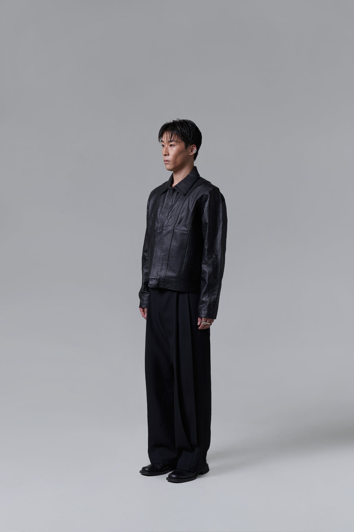 CROCO LEATHER JACKET V2