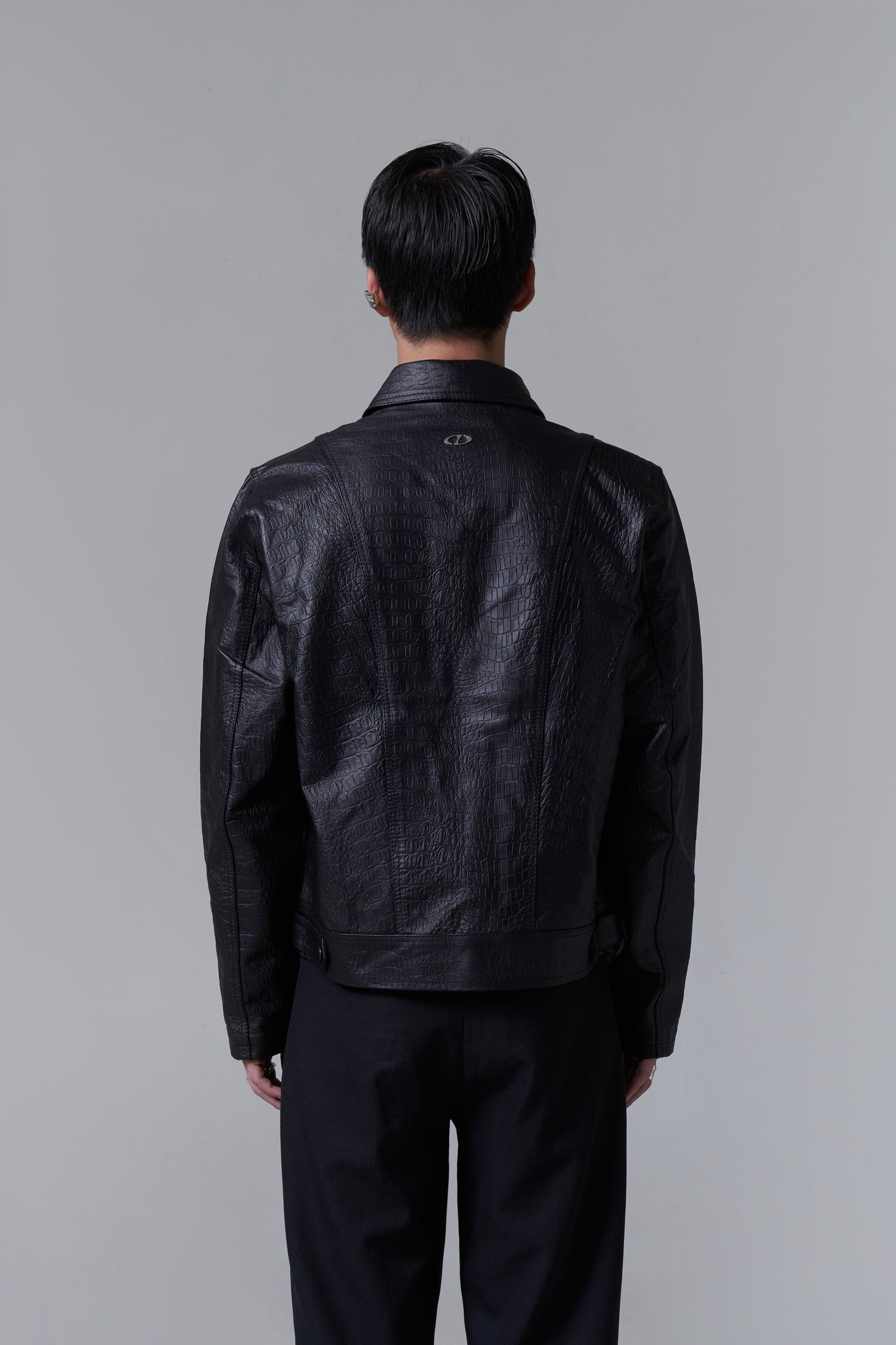 CROCO LEATHER JACKET V2