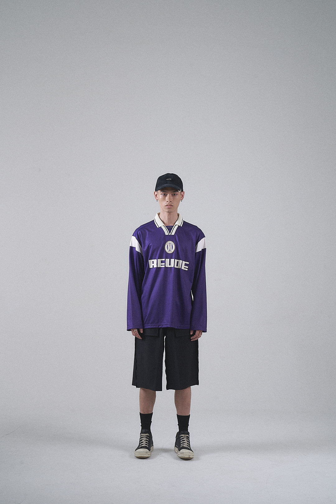 VINTAGE-INSPIRED FOOTBALL JERSEY V1 - PURPLE