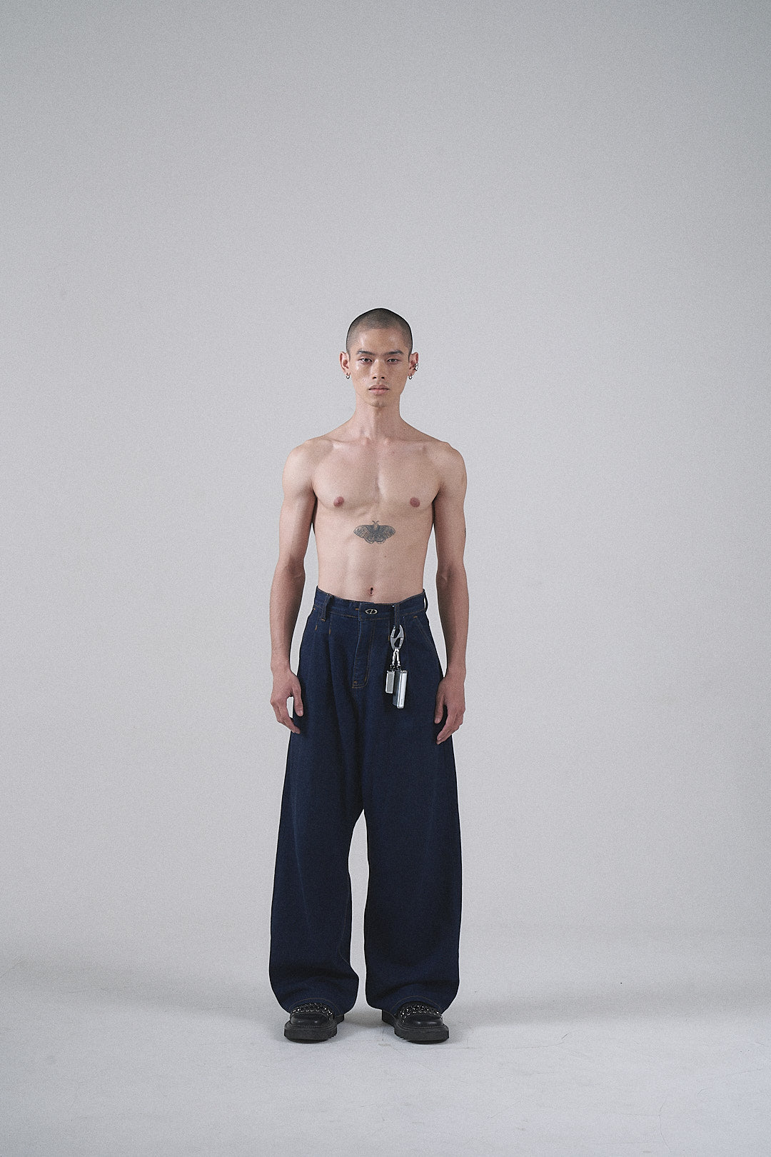 PLEATED DENIM V1