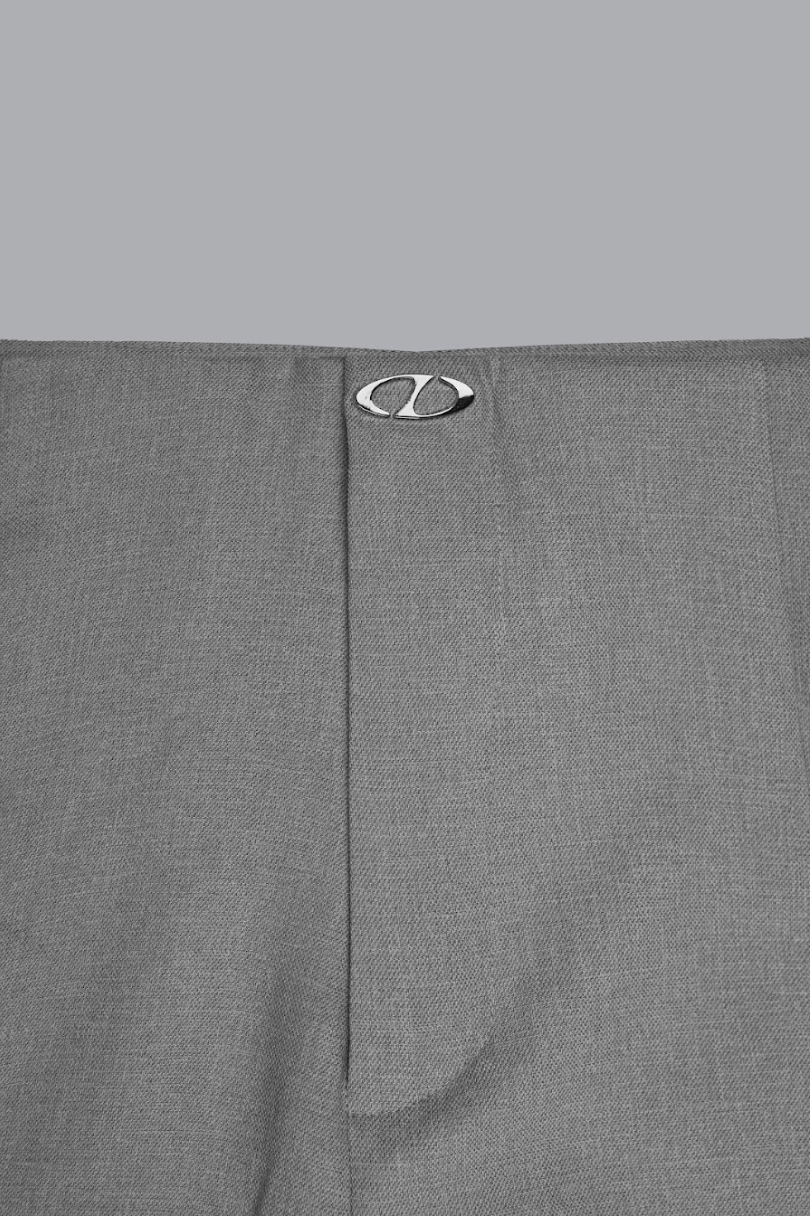 TAILORED PLEATED TROUSER V2 - GRAY